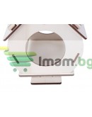 Дървена къщичка за птици гнездо за сглобяване